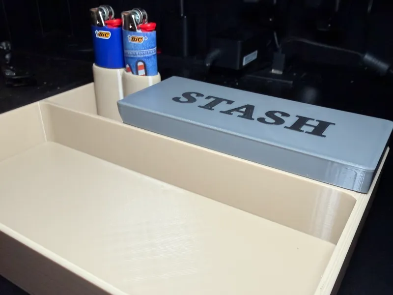 ROLLING TRAY W/ STASH BOX