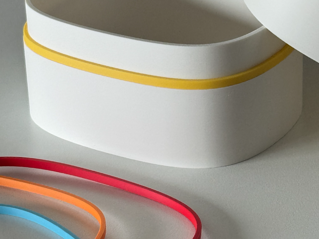 Minimal Storage Container with Color Rings|No AMS