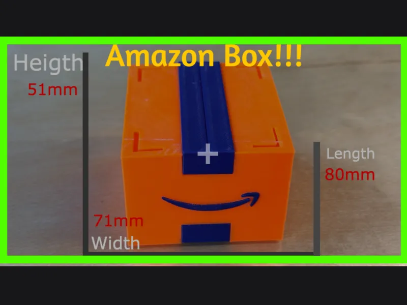 3D printed Amazon Box!