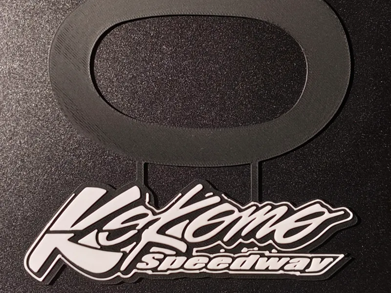 Kokomo Speedway Track Map Wall Art