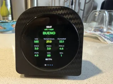 Modelo para impresión 3D: AirRing - Air quality monitor MQTT — vista de referencia 3