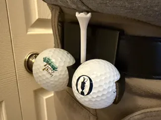 Golf Ball and Tee Belt Clip
