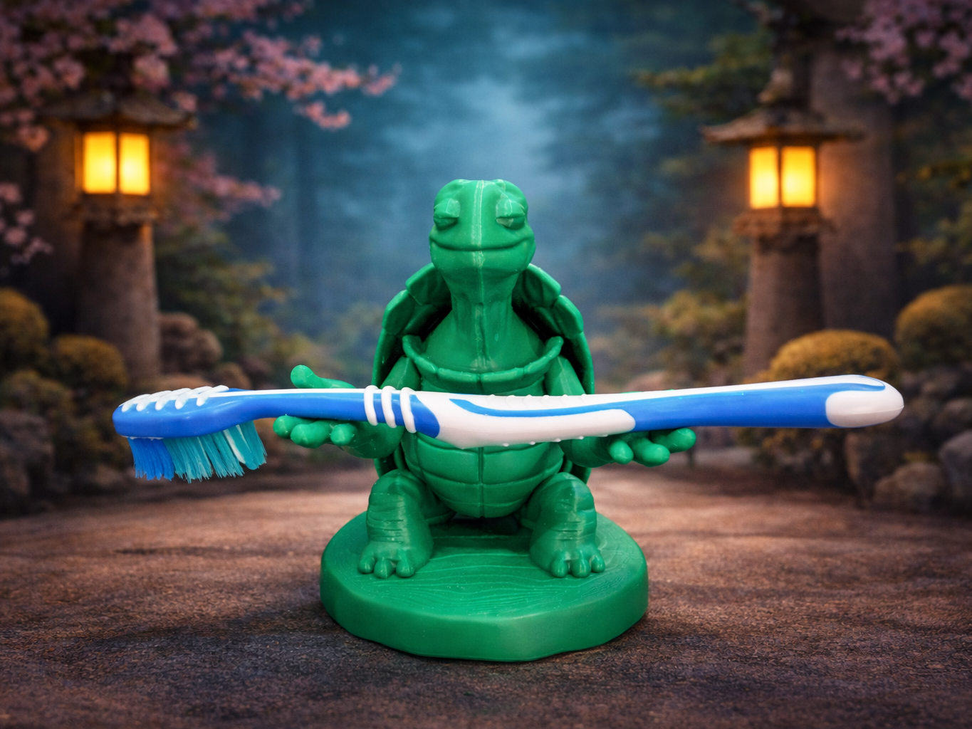 Master Oogway Toothbrush & Key Holder - Pen Stand