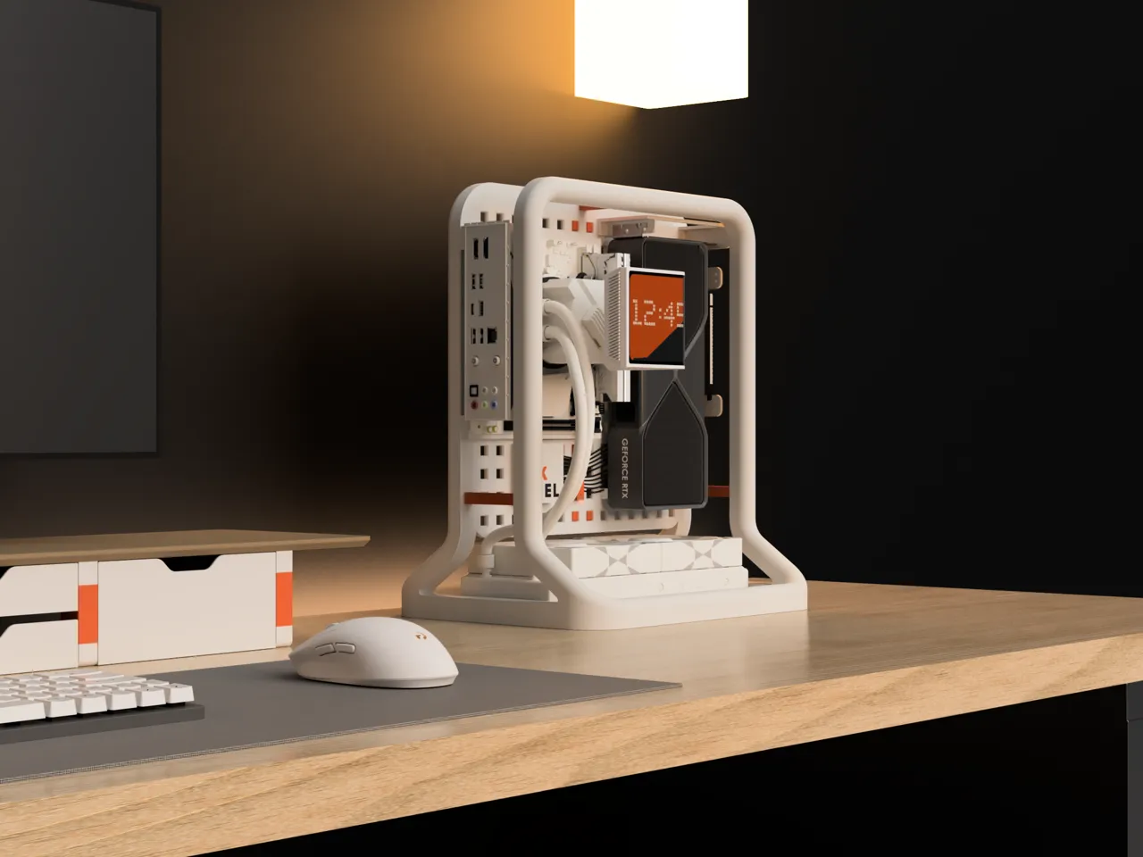 PIXEL • The Modular Open Frame PC Case view 2