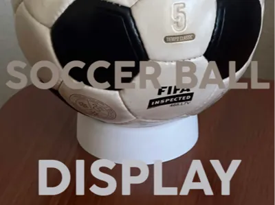 Soccer ball Display Stand