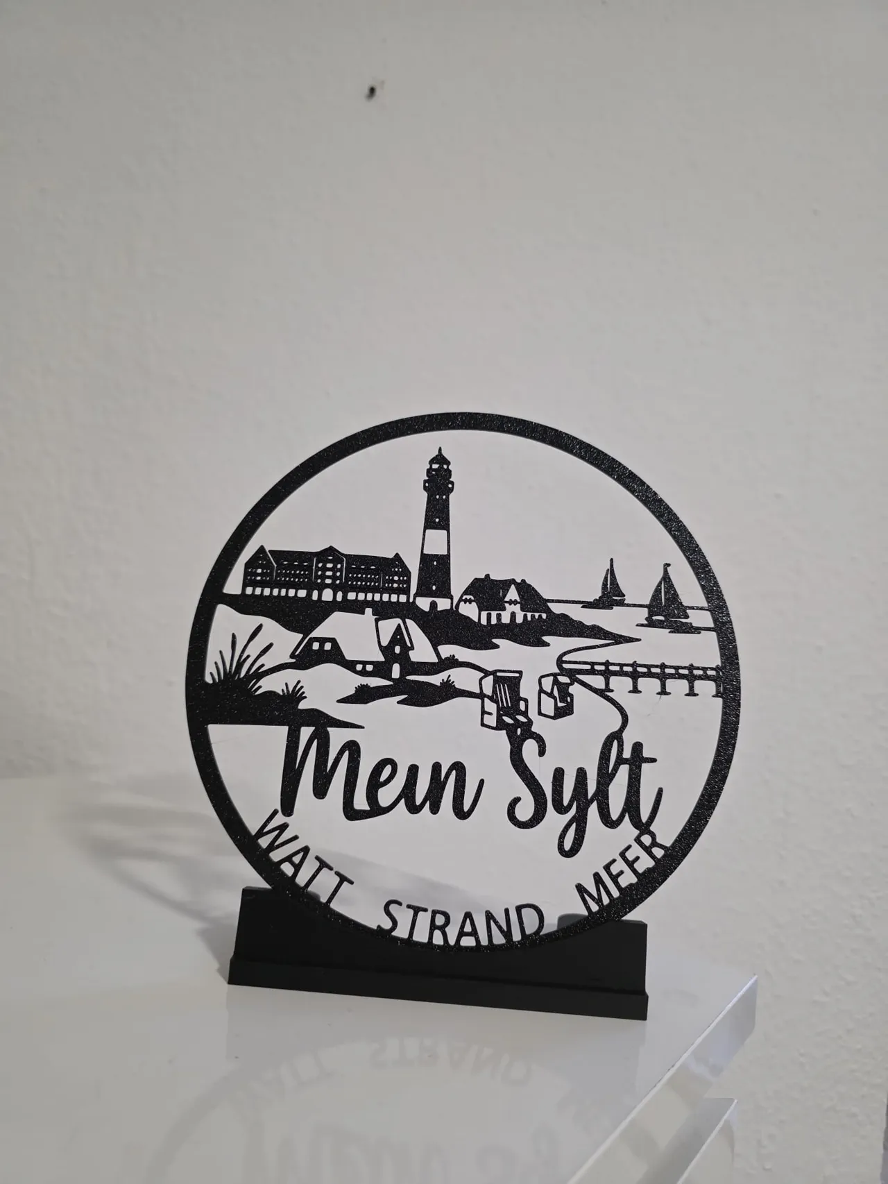 Sylt Silhouette – Deko-Aufsteller (Mein Sylt) view 2