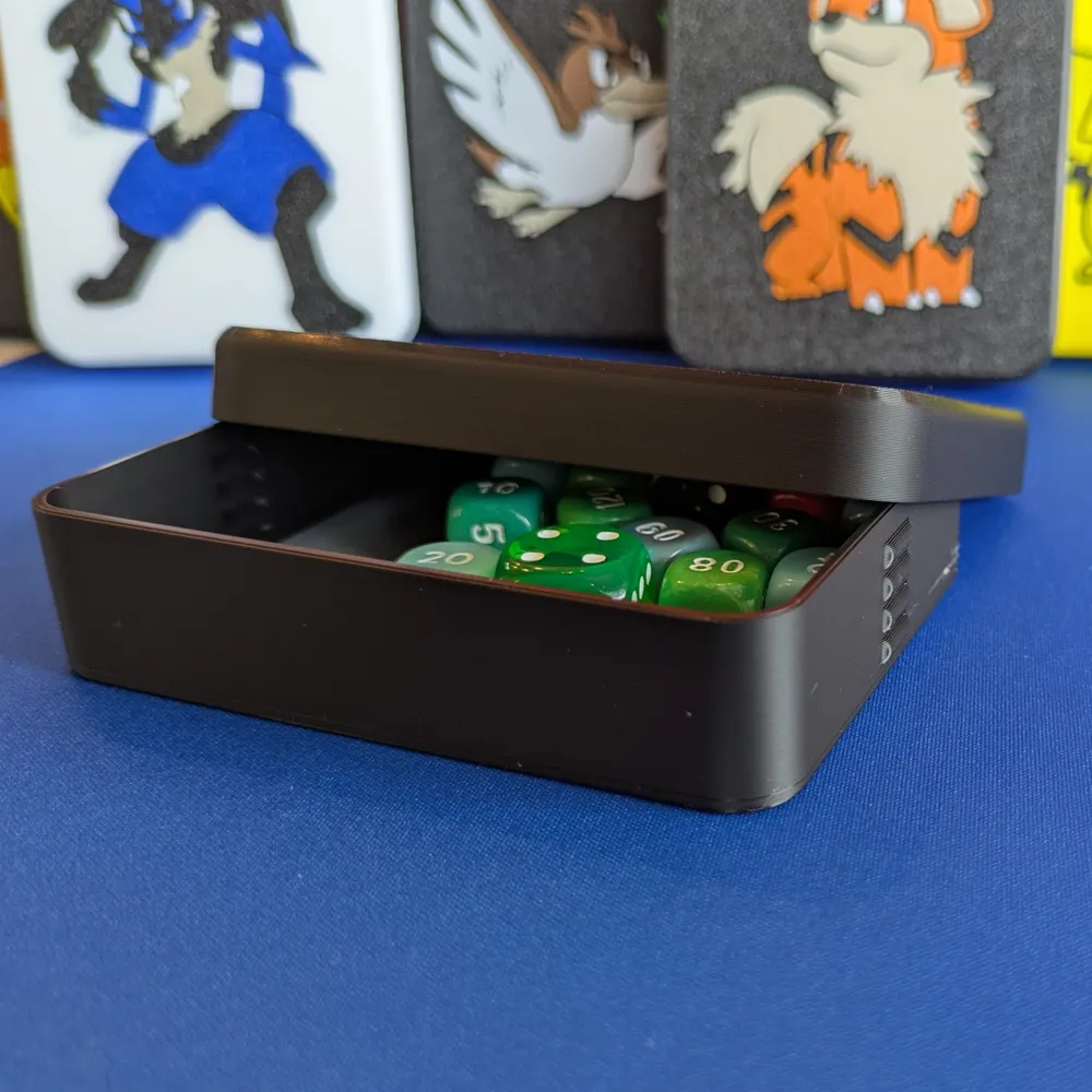 Addition Color The Box Pokemon TCG Dice Box - Umbreon - Free 3D Print Model - MakerWorld