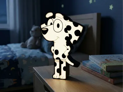 Chloe Lightbox Bluey's Dalmatian Friend Nightlight