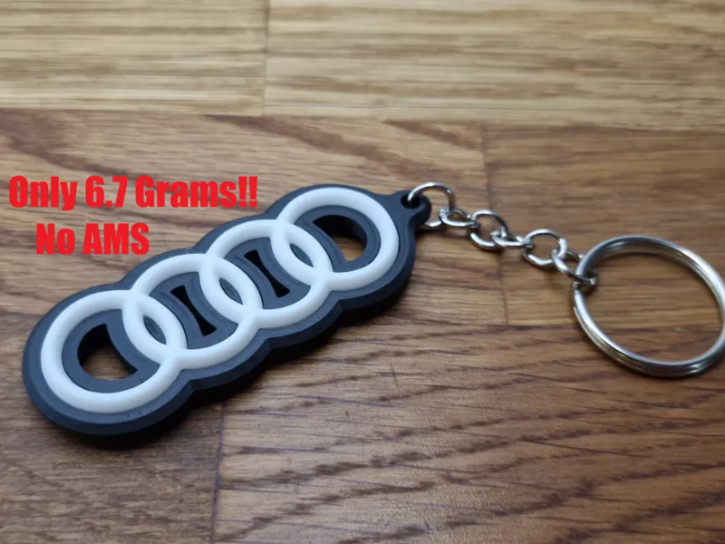 Audi keychain (two sided)