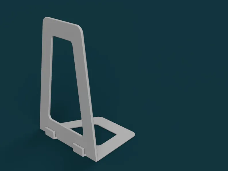 Customizable book end with photo or chroma stand