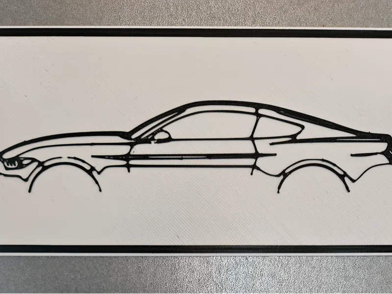 Mustang 2017 Wanddekoration