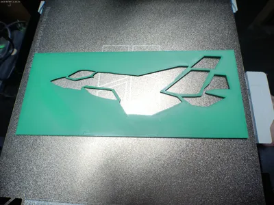 F35-B Lightning stencil