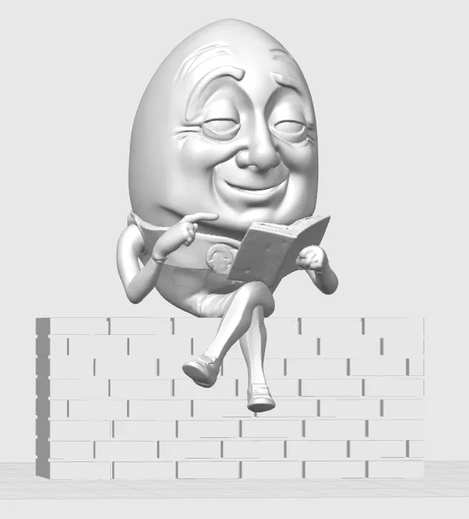 Humpty Dumpty On A Wall by DMC 3D Printing MakerWorld