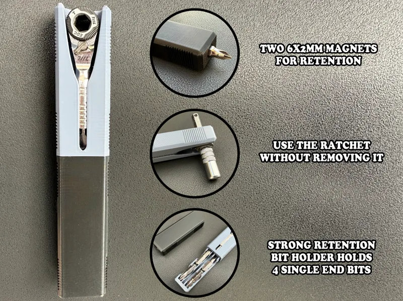 711L Mini Ratchet Sheath & Bit Holder