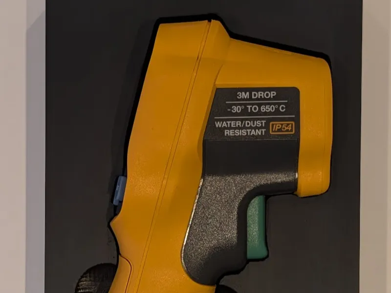Fluke 62 Max+ IR Thermometer Gridfinity Holder 5x3