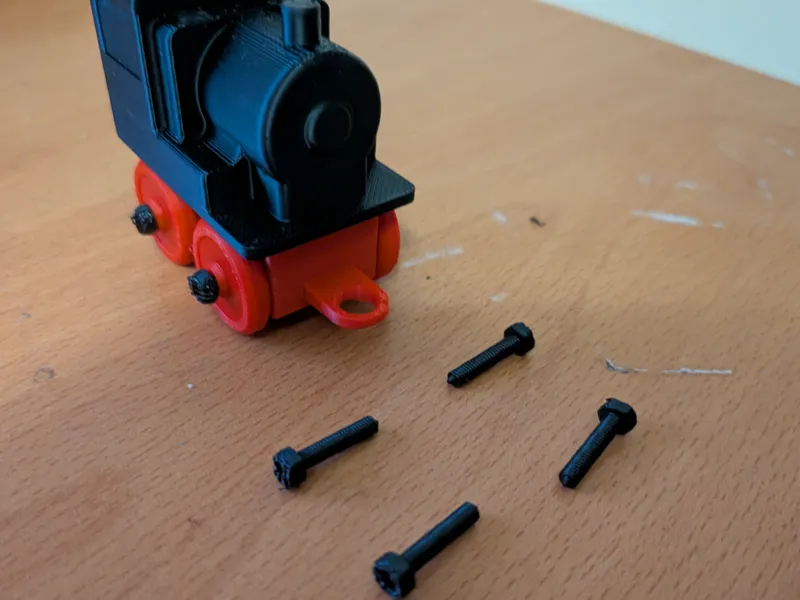 Screws (2mmx1,5cm) for Tiny Train Brio / Lillaboo