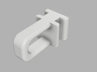 Curtain rail hook