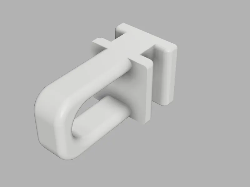 Curtain rail hook