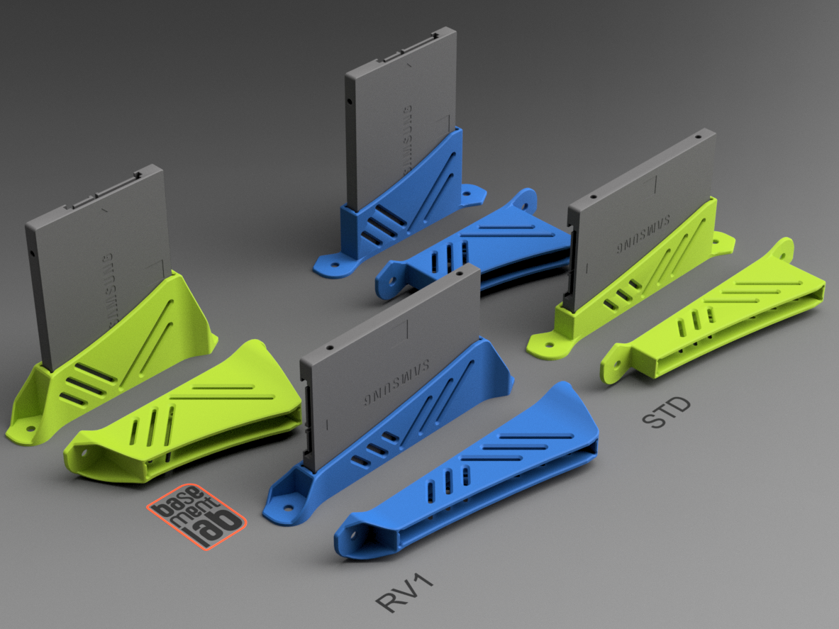 SSD Bracket - Rack Mount - 2020 Alu Profile  