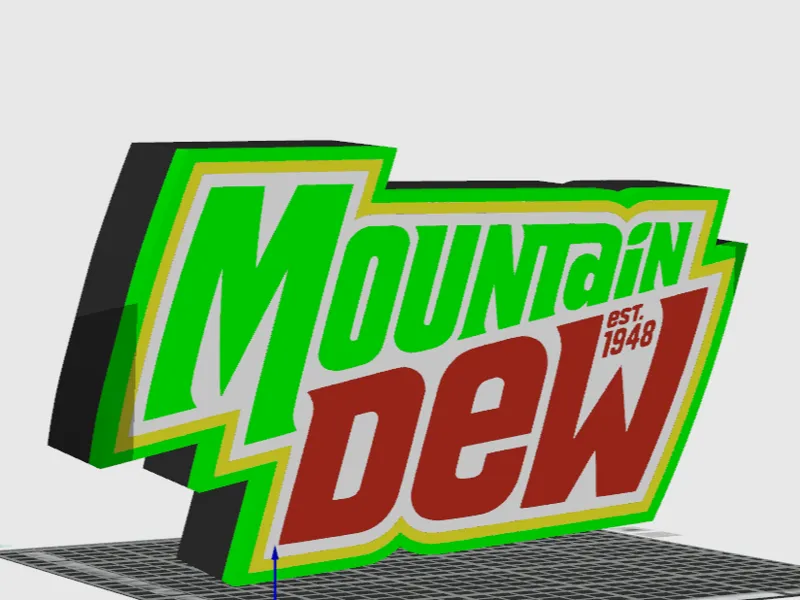 Mountain Dew Sign