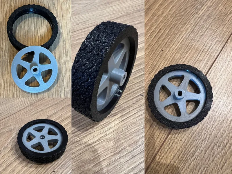 Wheel and Tire for Makeblock Mbot2 Mbot Neo 
