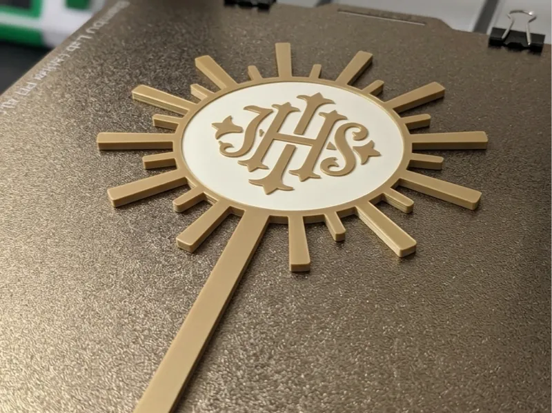 IHS Pierwsza Komunia First Communion Cake Topper 