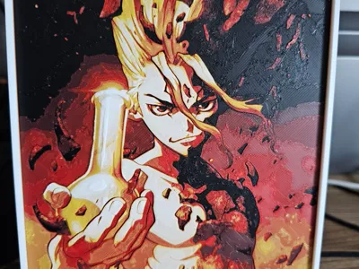 Dr. Stone | Hueforge Multicolor