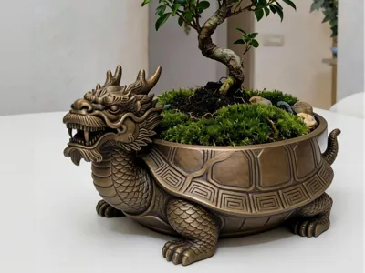 Xuanwu storage tool, plant pot,