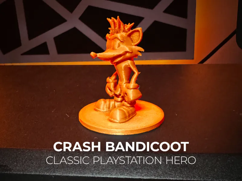 Crash Bandicoot – Stylized Mini Figurine