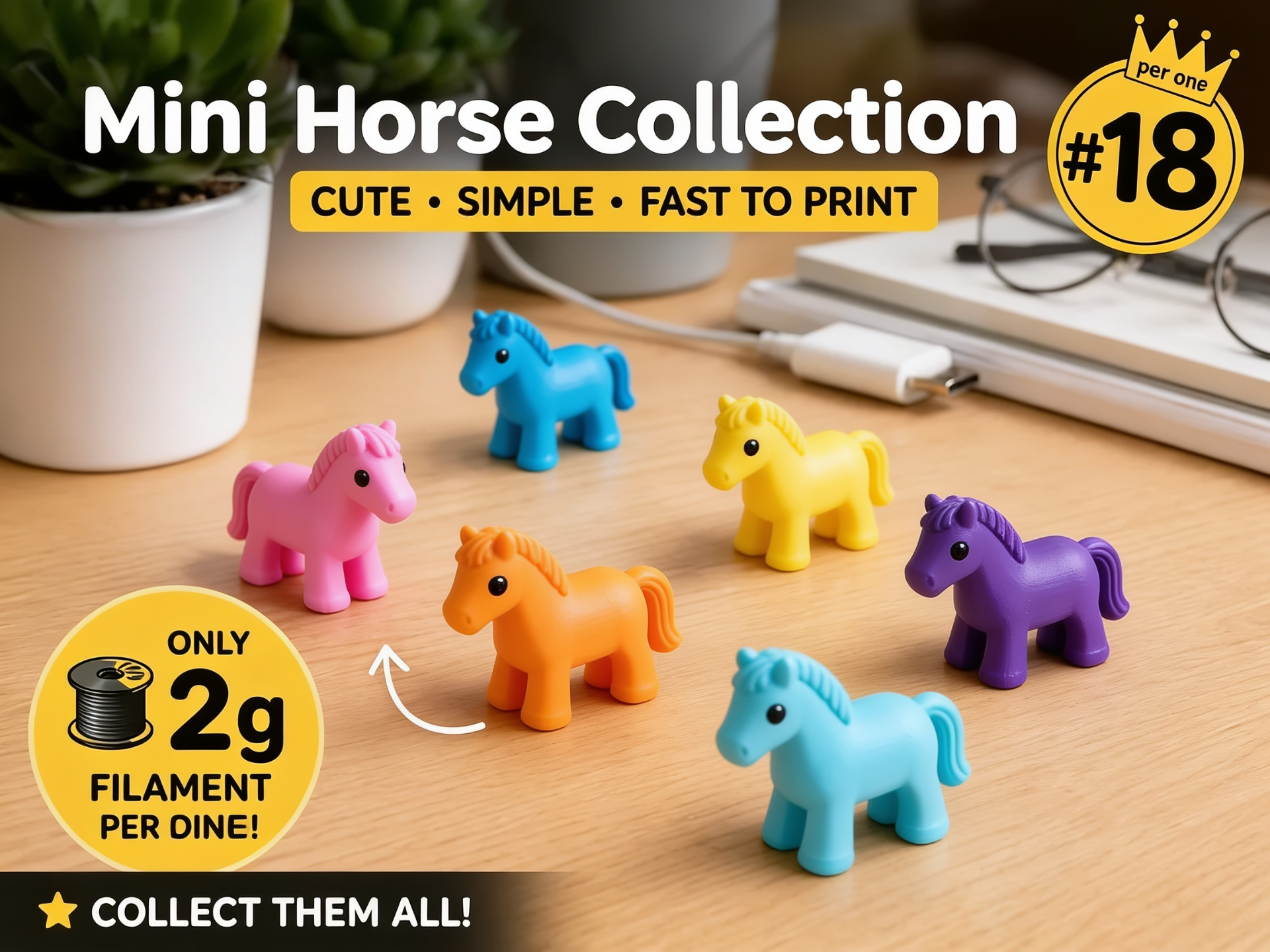 Mini Horse Fidget - Micro Zoo