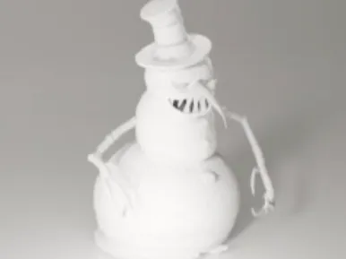 Evil snowman