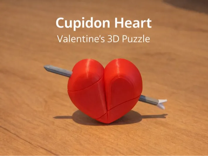 Cupidon Heart – Valentine’s 3D Puzzle
