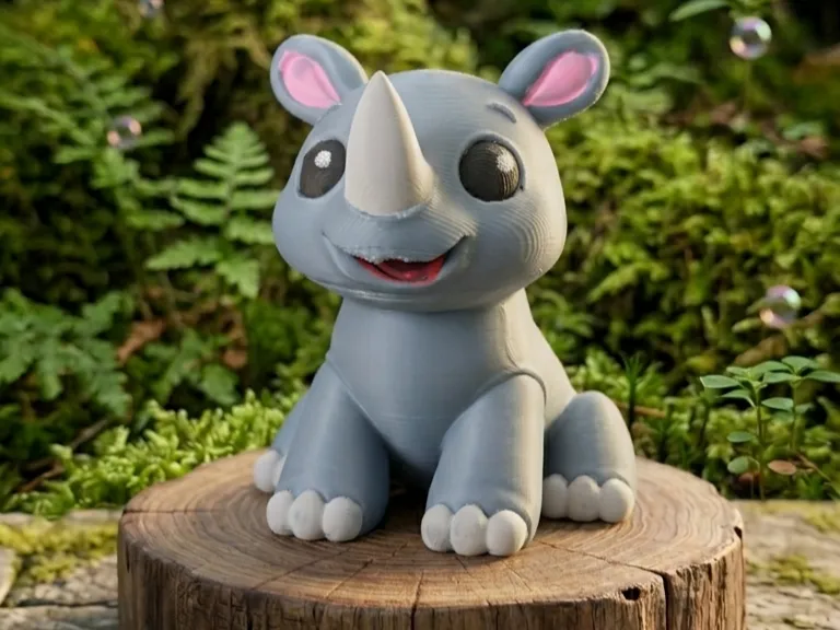 Balloon Rhinoceros Silas Grey