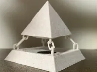 Pyramide en lévitation magnétique (petit format) — photo 2