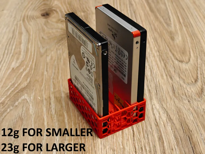 2.5" HDD/SSD Vertical Stand 5–10 Slots Lightweight