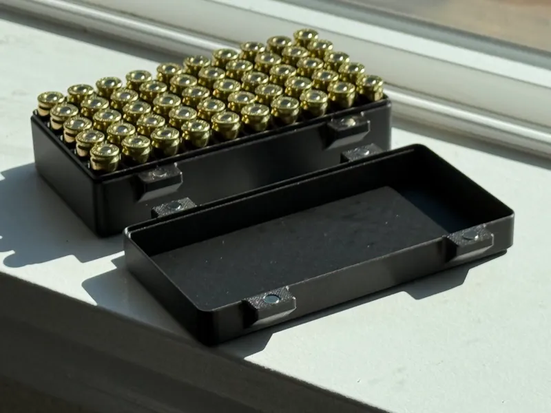 9mm 50 Rounds Ammo Box