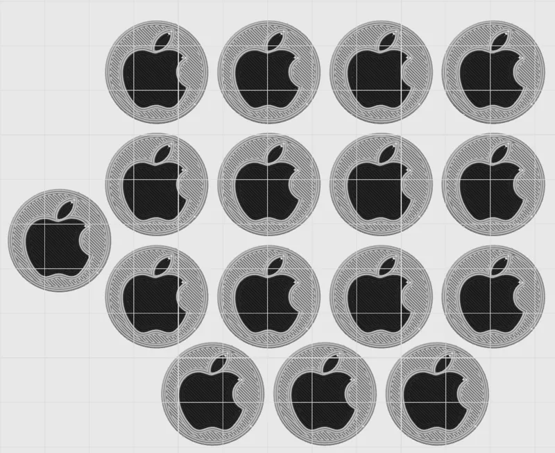 Apple Shopping cart coin Einkaufswagen Chip