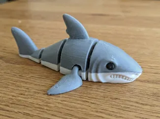 Cute Flexi Shark - Articulated Fidget Mod
