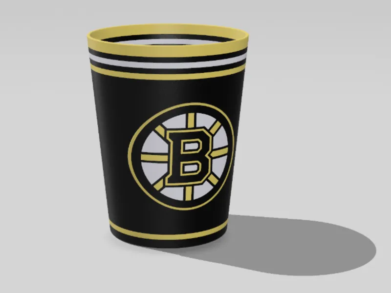 Boston Bruins Shot Glass