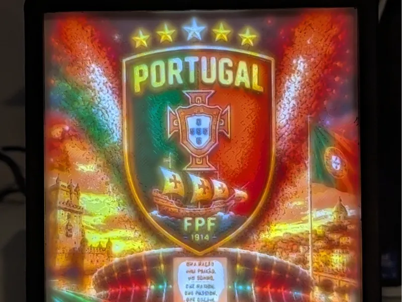 FIFA 2026 World Cup Team Portugal Stadium Litho