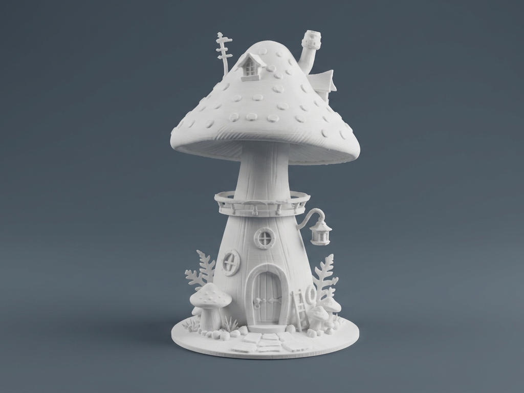 Fantasy Mushroom House Diorama