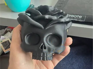 Skull Rose Decor 
