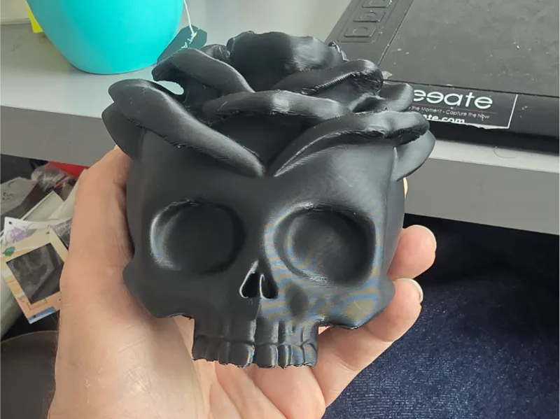 Skull Rose Decor 
