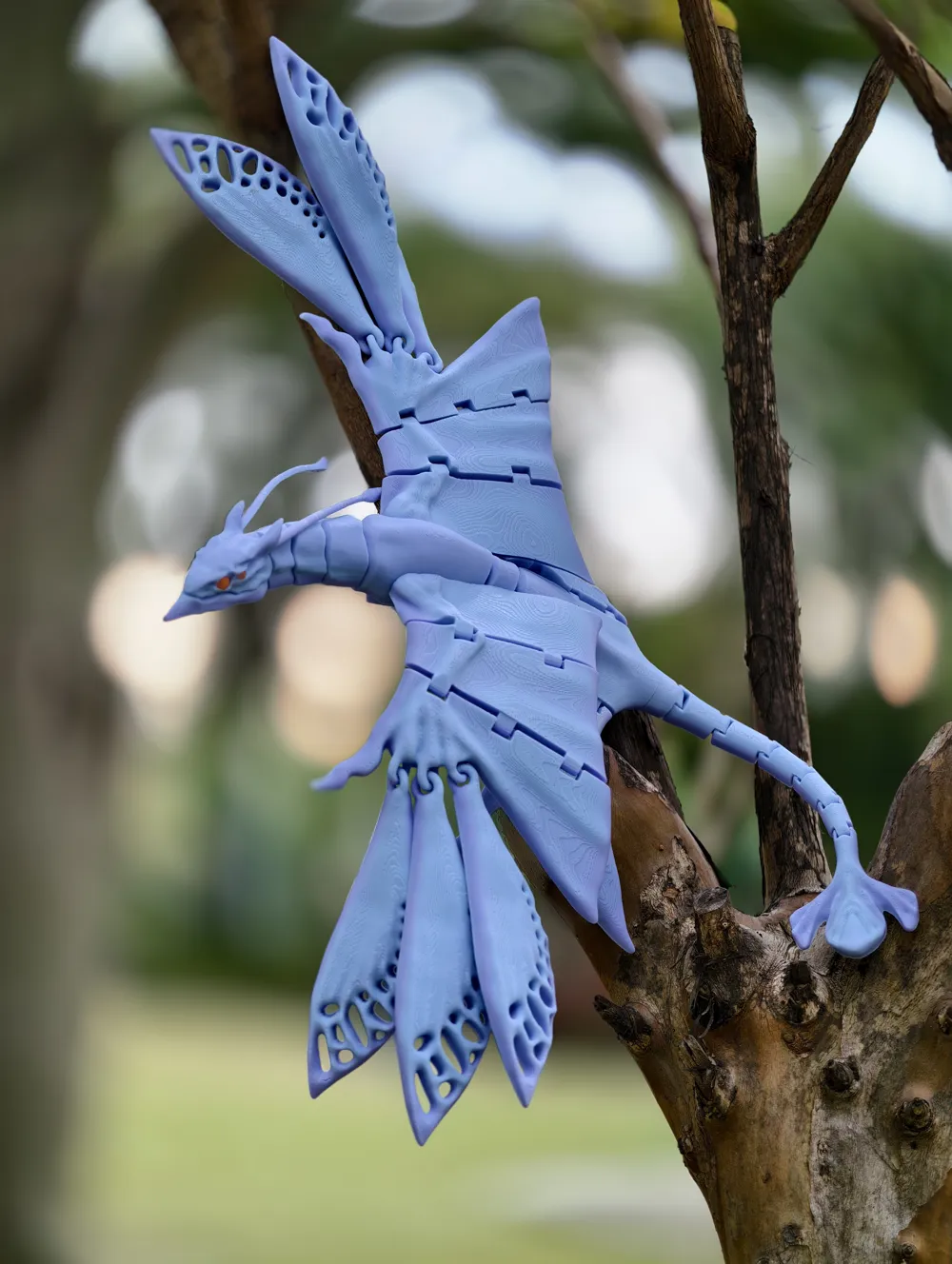 Özel Tasarım Avatar Banshee Dekoratif Biblo Koleksiyonluk Süs