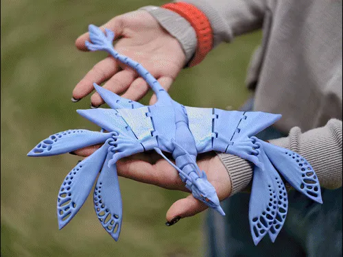 Özel Tasarım Avatar Banshee Dekoratif Biblo Koleksiyonluk Süs