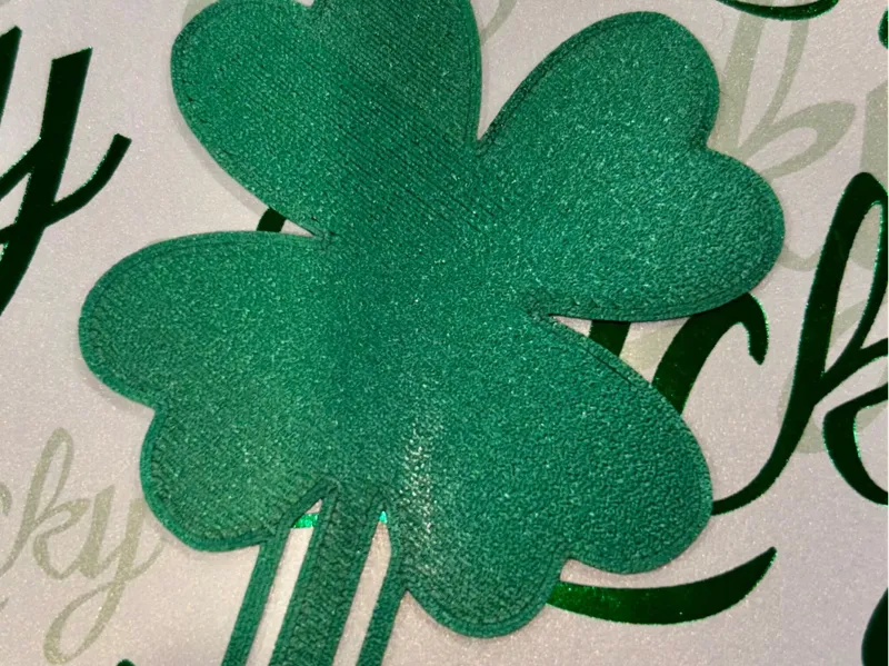 Shamrock Bookmark - Thin Easy Print