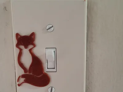 Bird outlet cover, fox light switch no AMS
