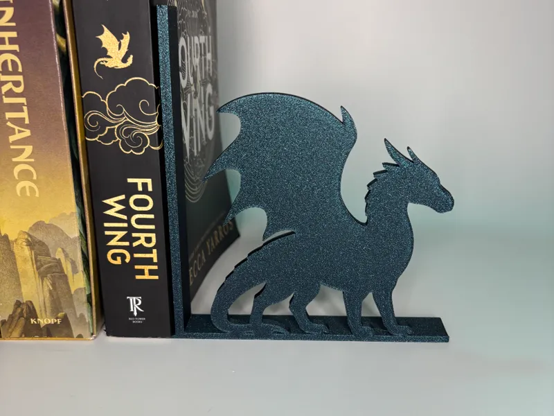 Male Dragon Bookend - Tairn from Fourth Wing