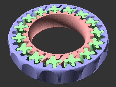 fidget gear ring view 3