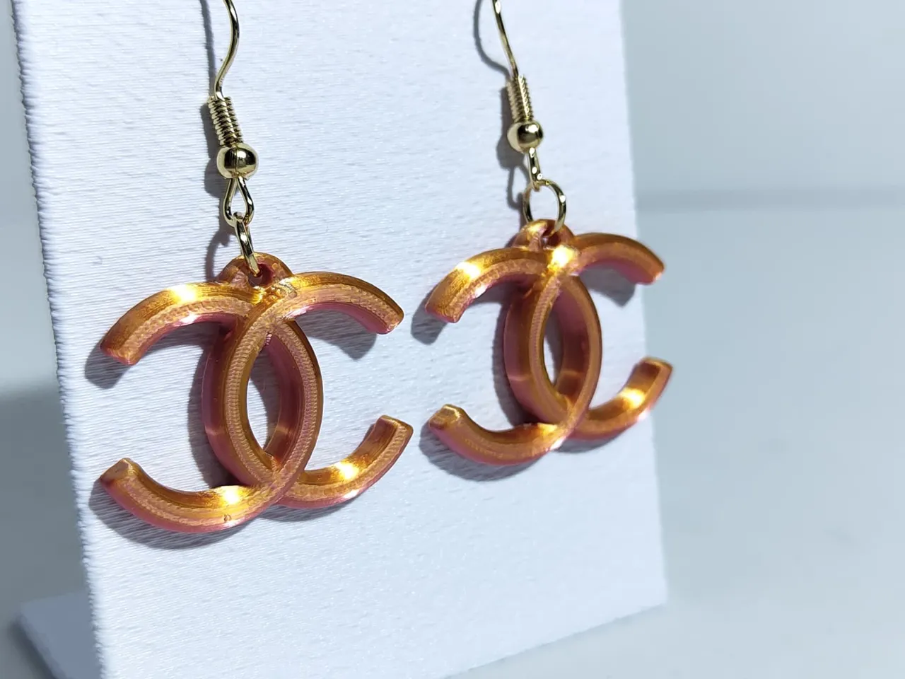 Inspired by Chanel style earrings jewelry view 3